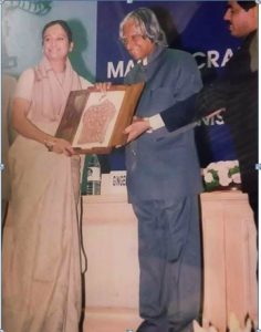 National award by APJ Abdul Kalam